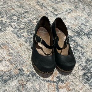 Dansko Black Mary Jane Heels
